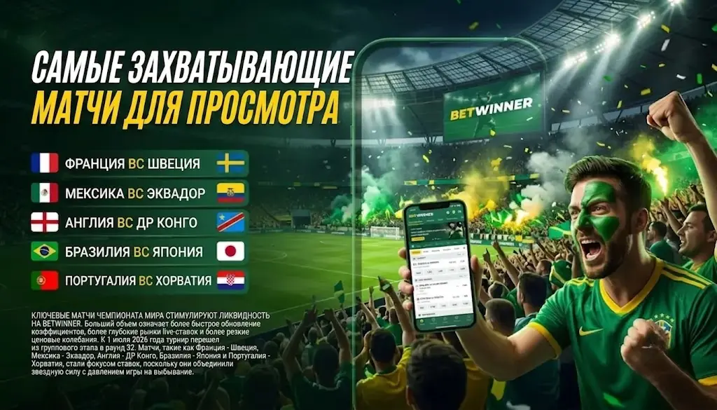 Самые захватывающие матчи для просмотра