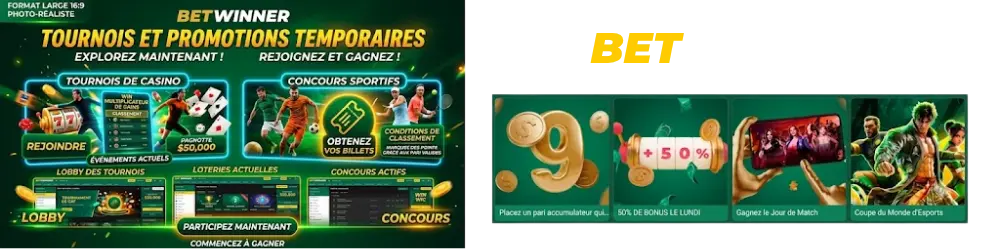 Temporaire Tournois et Promotions ( Actuelles) Événements et Loteries )