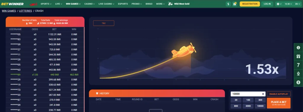 BetWinner Crash Game Tips