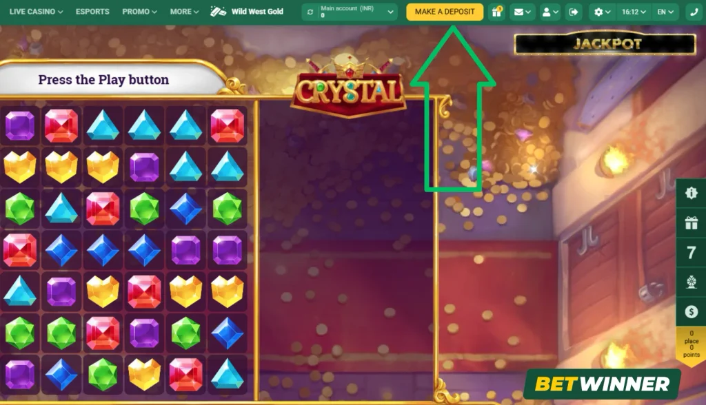 Making a Deposit BetWinner
