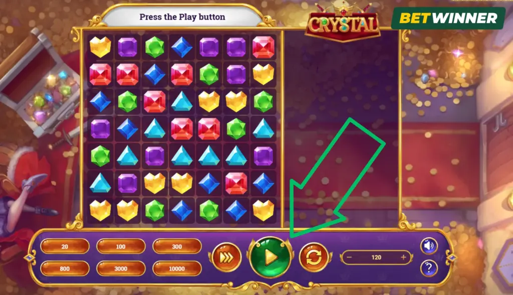 Crystal Start the Game