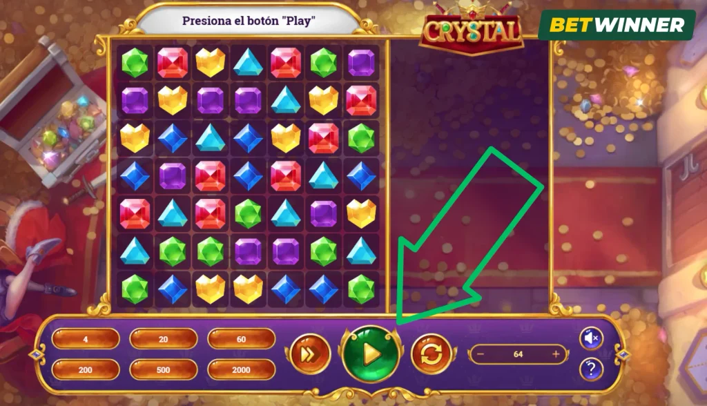 Inicia el juego Crystal