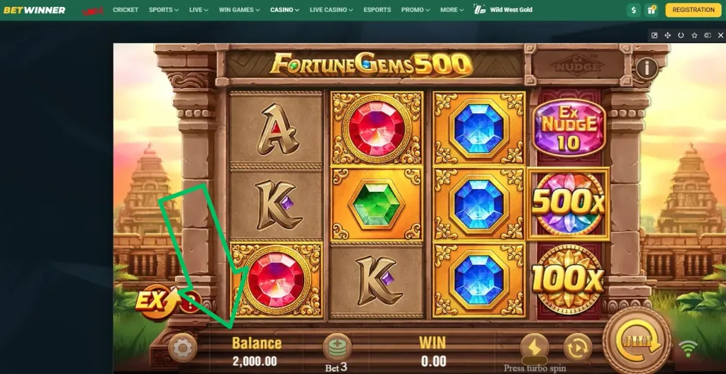 Demo Mode Fortune Gems 500