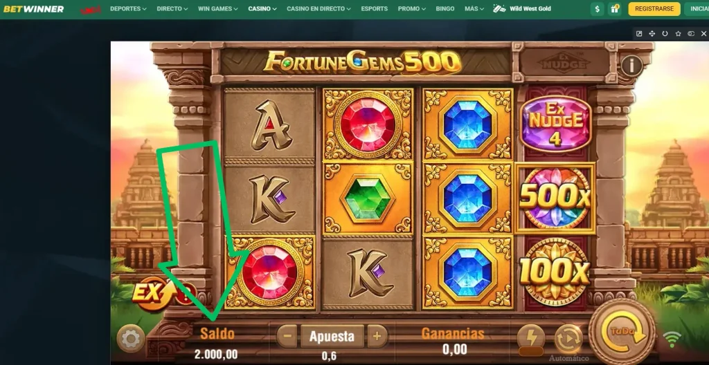 Fortune Gems 500 modo demo