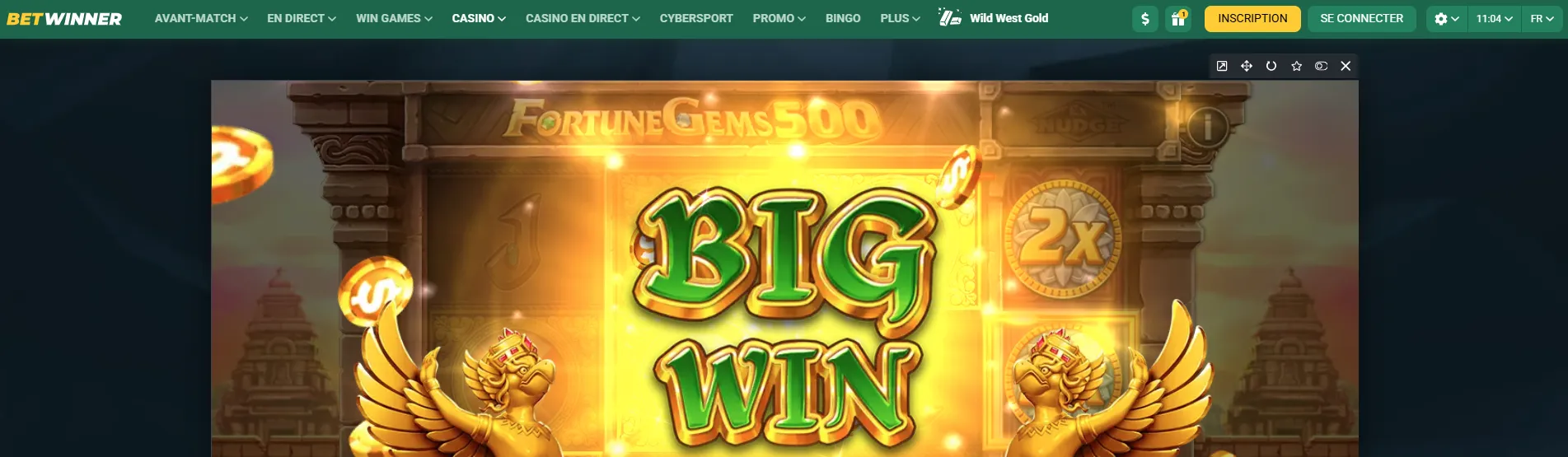 Fonctionnalités Fortune Gems 500
