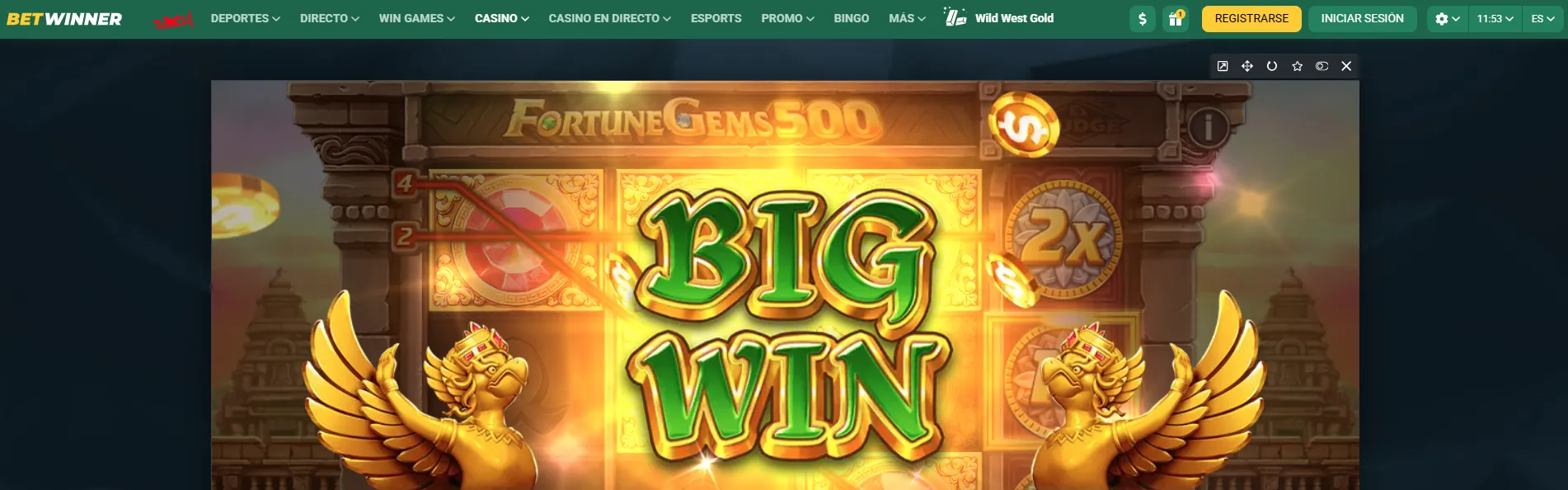 Funciones Fortune Gems 500