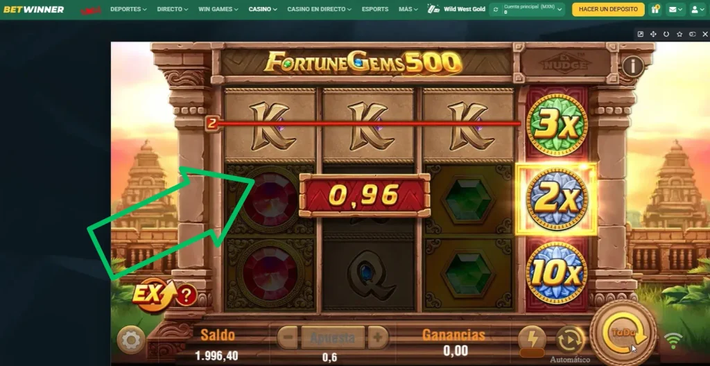 Iguala símbolos gemas Fortune Gems 500