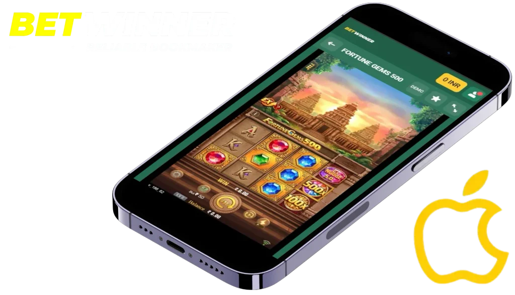 Playing on iOS Fortune Gems 500