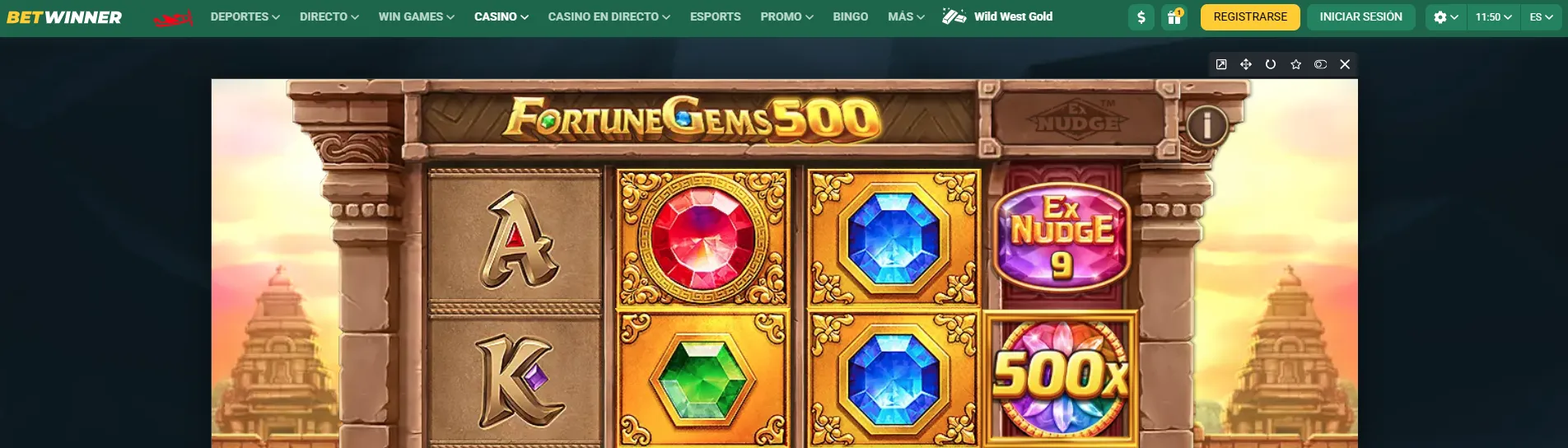 Fortune Gems 500 BetWinner
