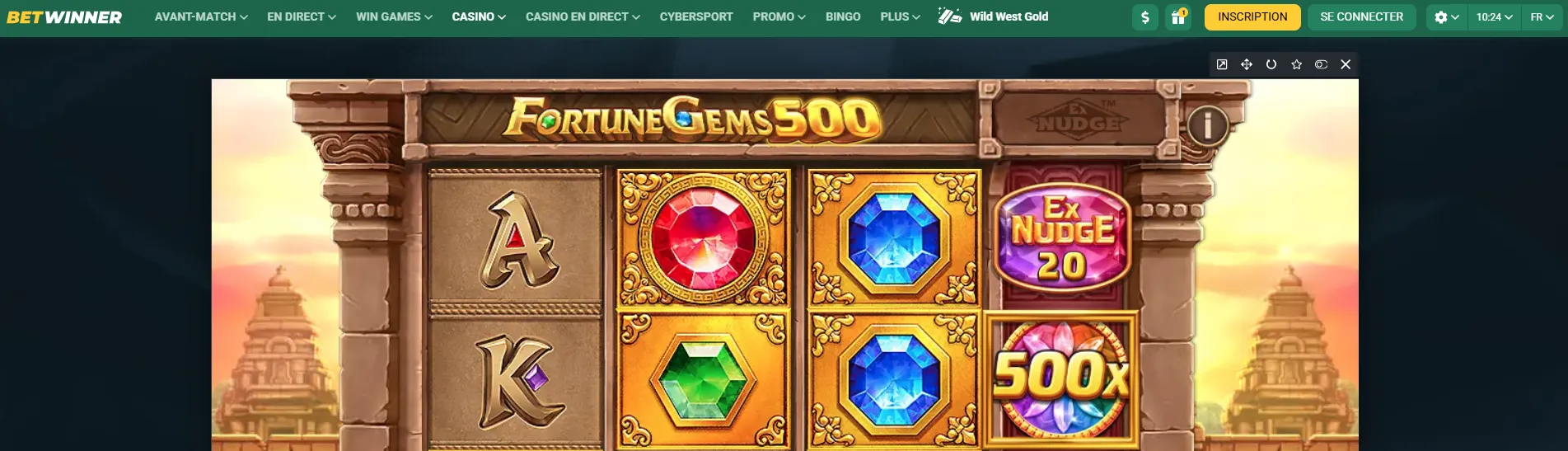 Fortune Gems 500 BetWinner
