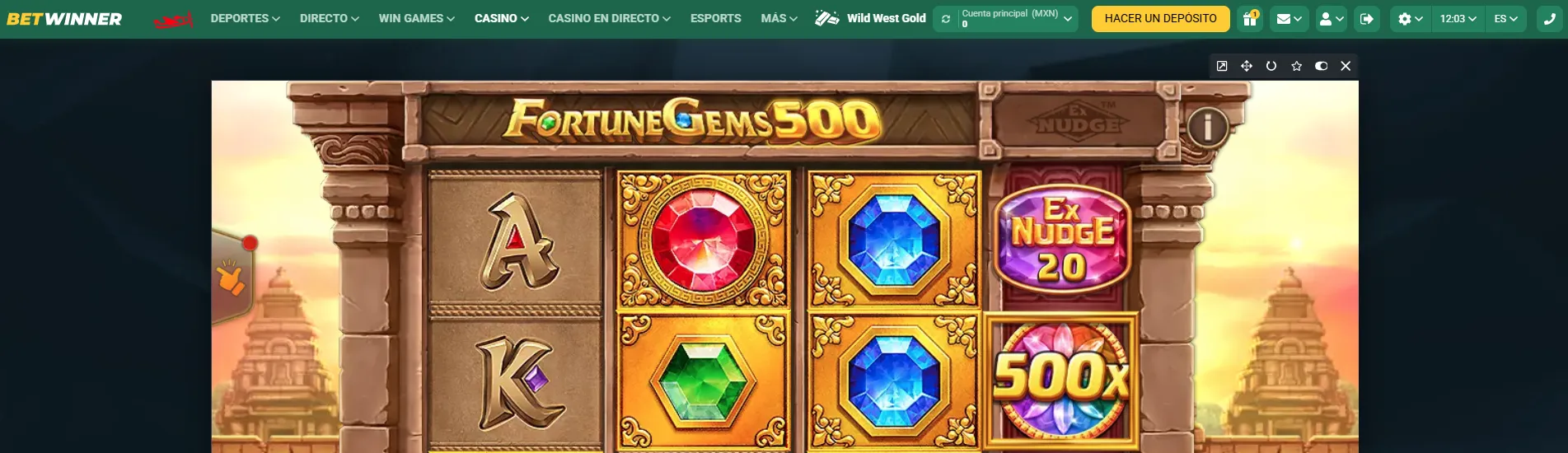jugar Fortune Gems 500 BetWinner