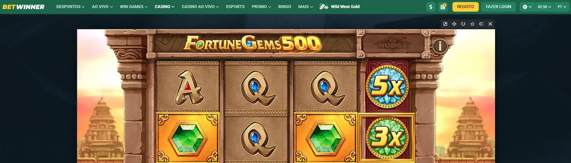 Jogar Fortune Gems 500 BetWinner