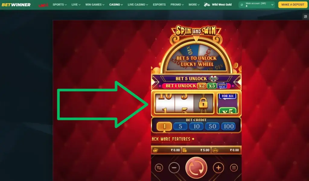 Check Result Spin and Win