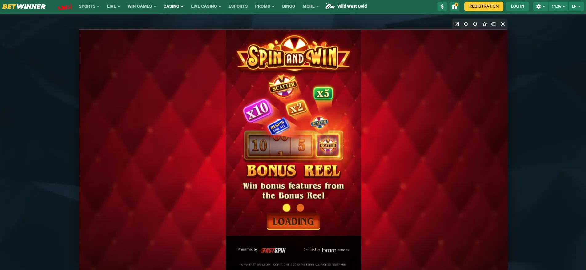 Spin and Win BetWinner