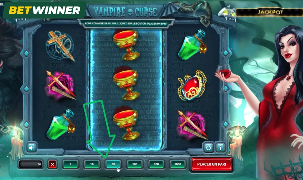 Choisissez votre mise BetWinner