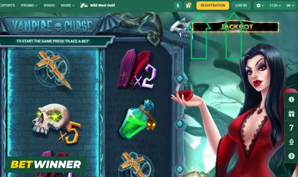 BetWinner Registration and Login