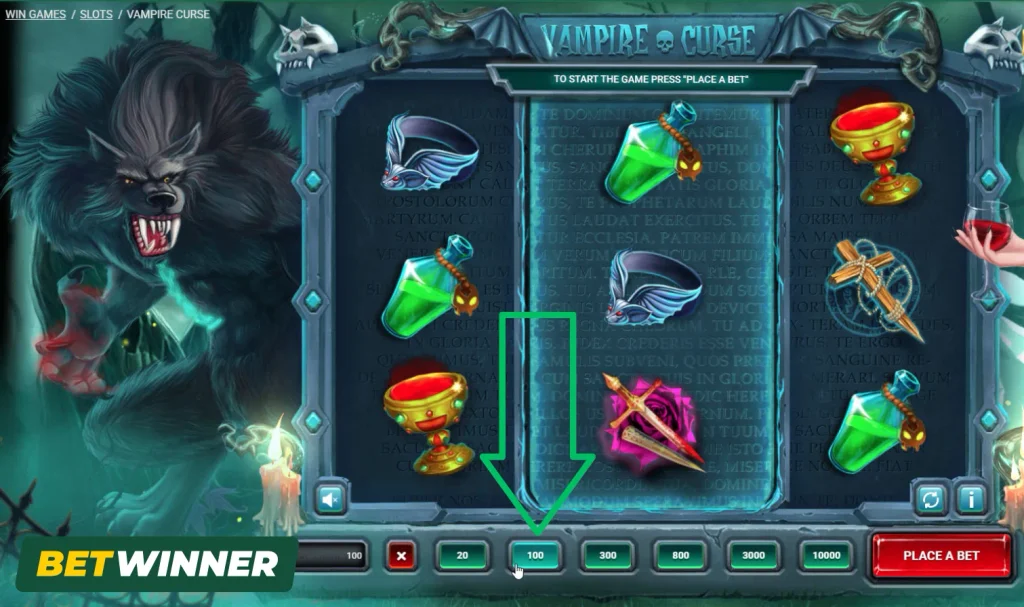 Selecting Stake Vampire Curse