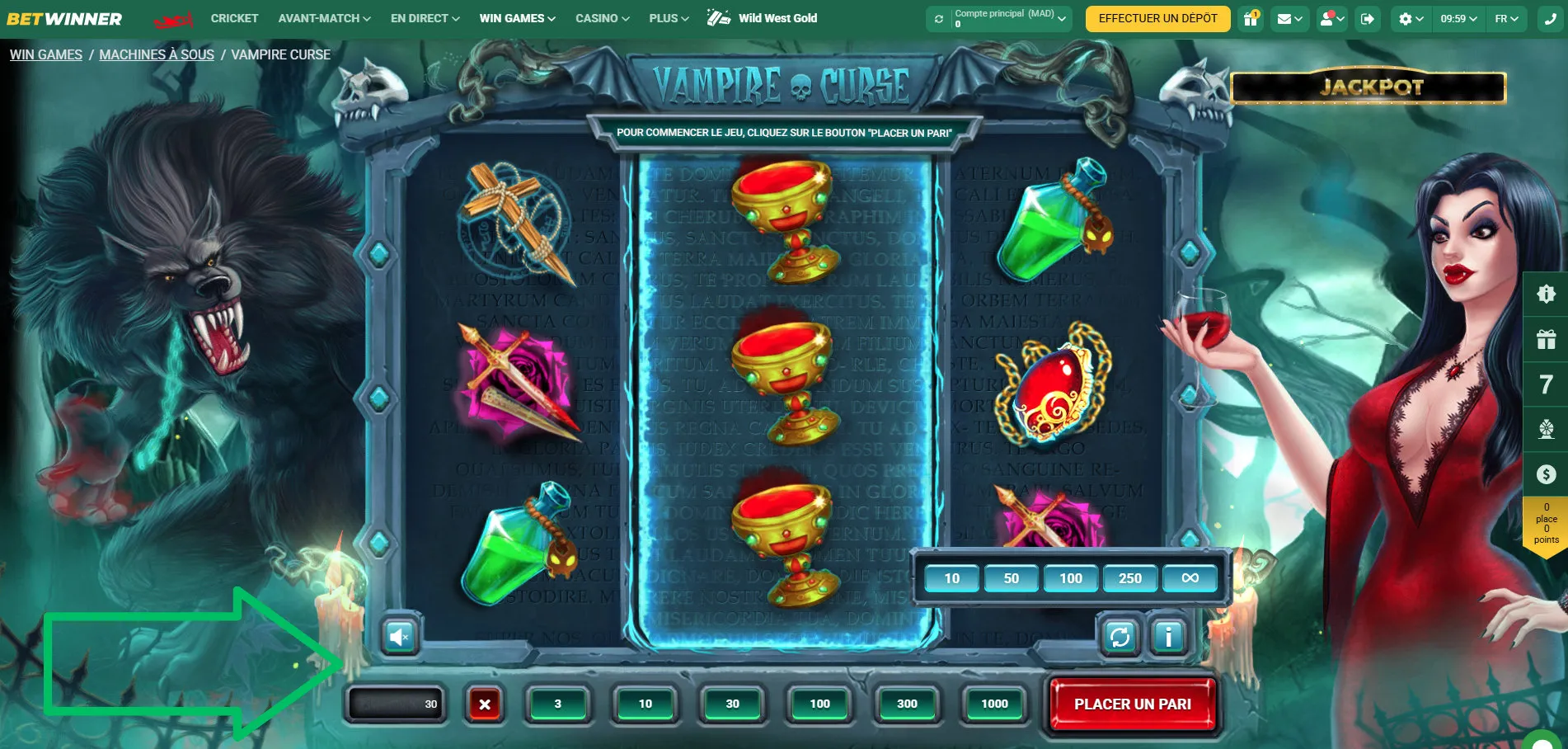 Conseils stratégies Vampire Curse