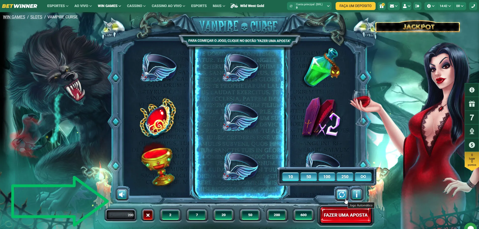 Estratégias do Vampire Curse