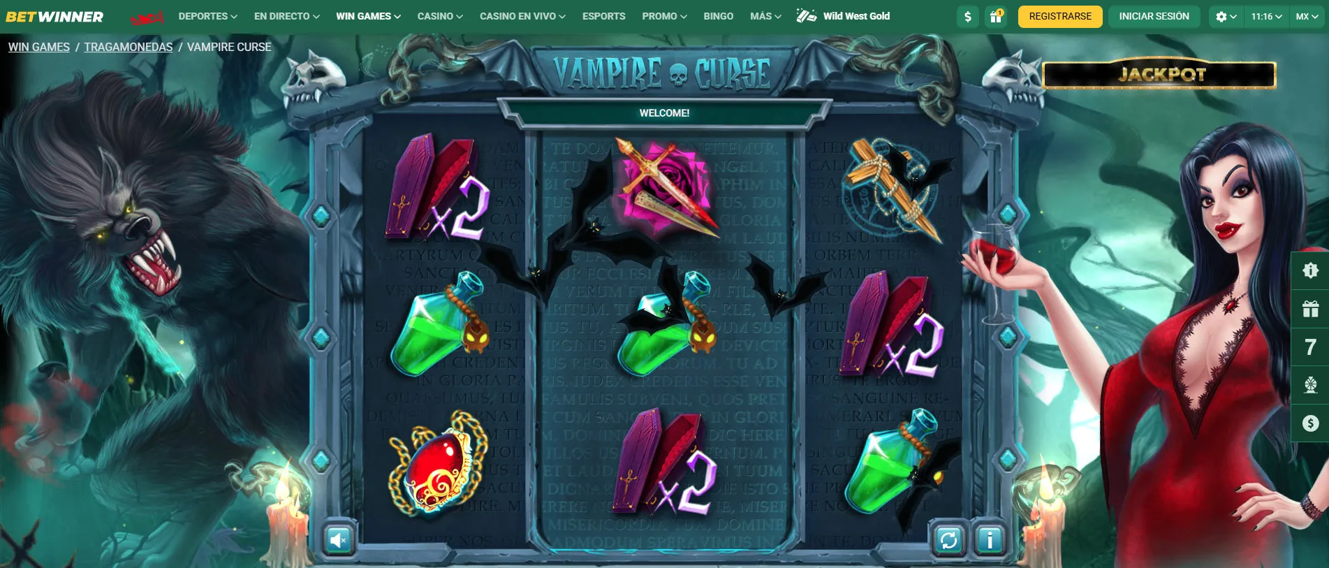 jugar Vampire Curse BetWinner