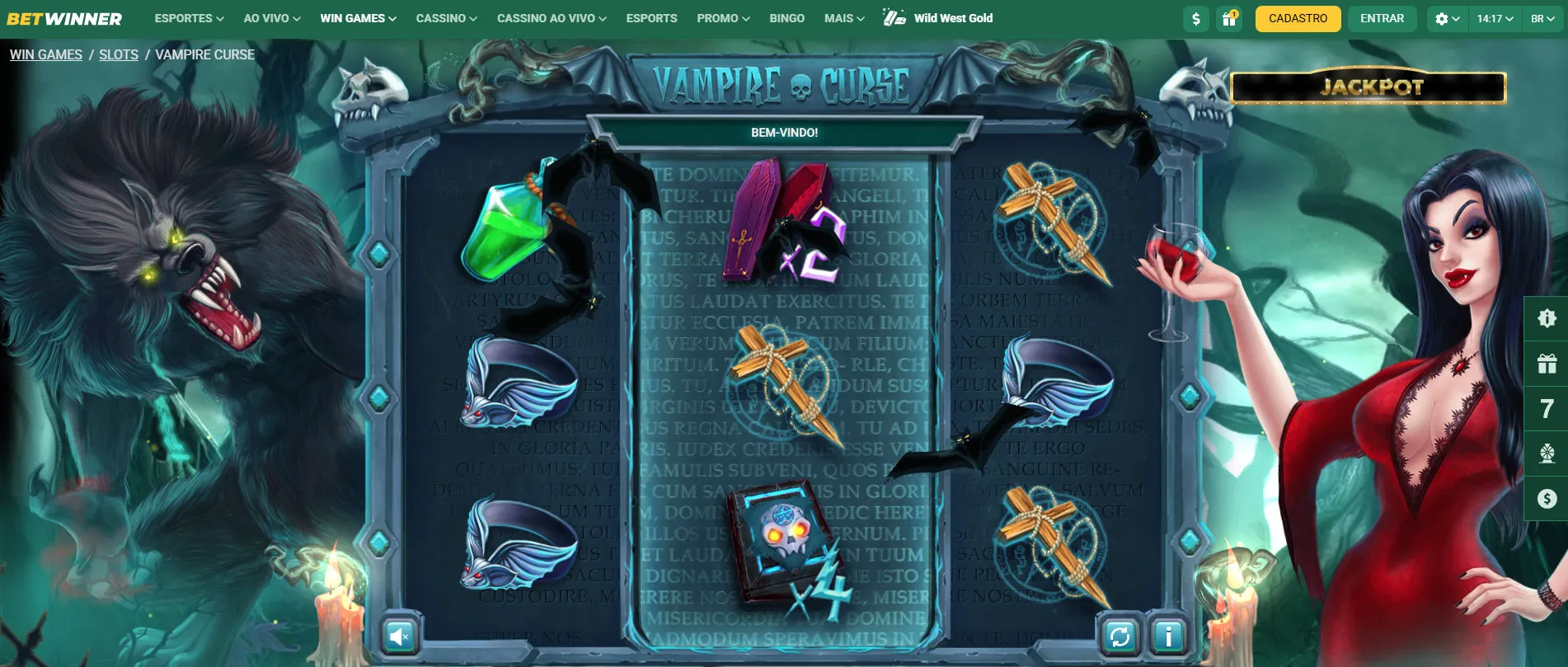 Jogar Vampire Curse BetWinner