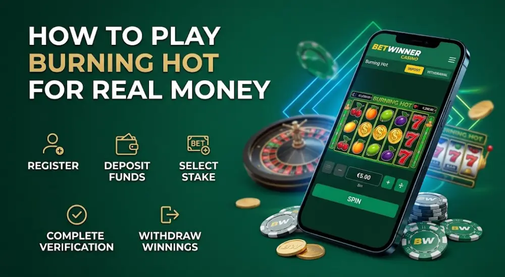How to Play Burning Hot for Real Money at BetWinner