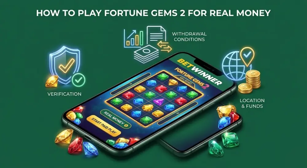 Cómo jugar a Fortune Gems 2 con dinero real en BetWinner
