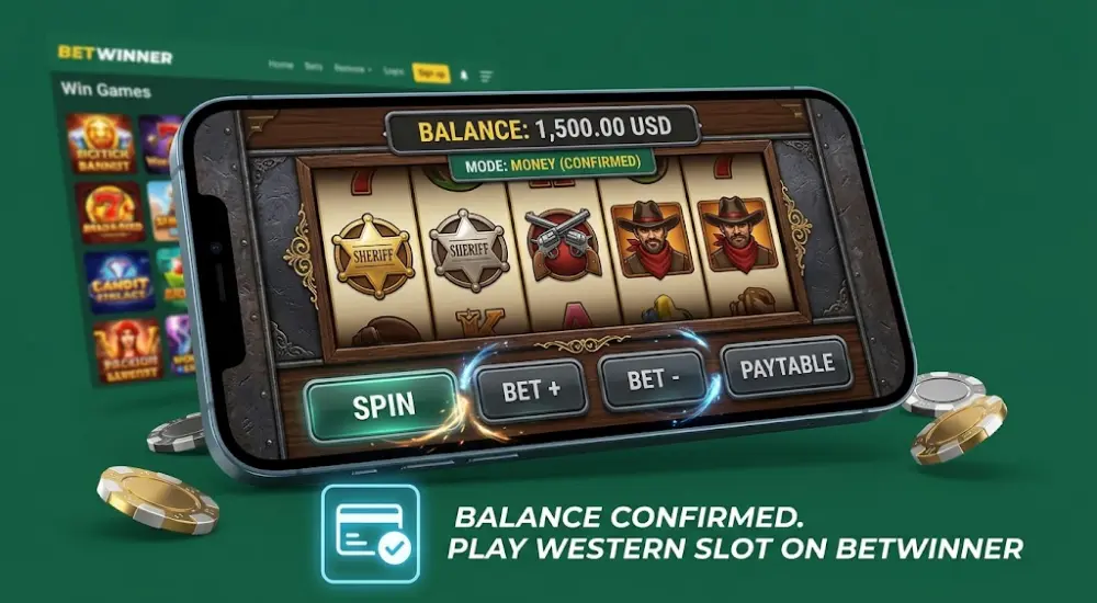 Cómo jugar a la tragamonedas Western en BetWinner